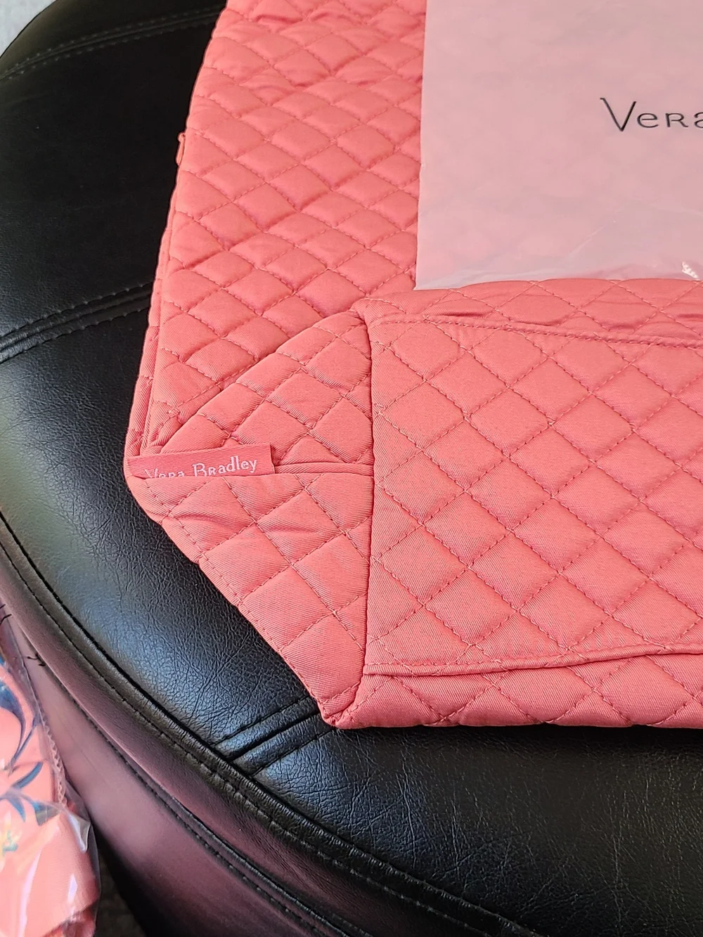 Vera Bradley Quilted Rose Oversized Hobo